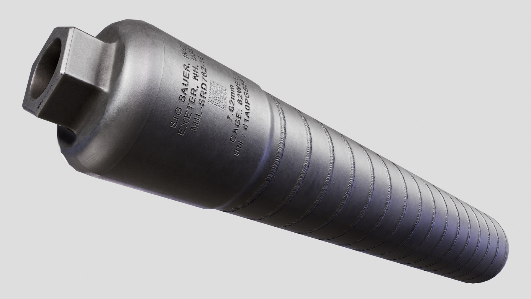ArtStation - Sig Sauer SRD762 Suppressors | Game Assets