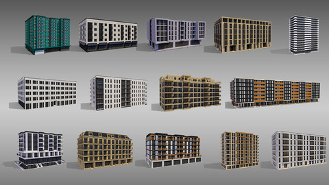 Apartment Buildings Kit