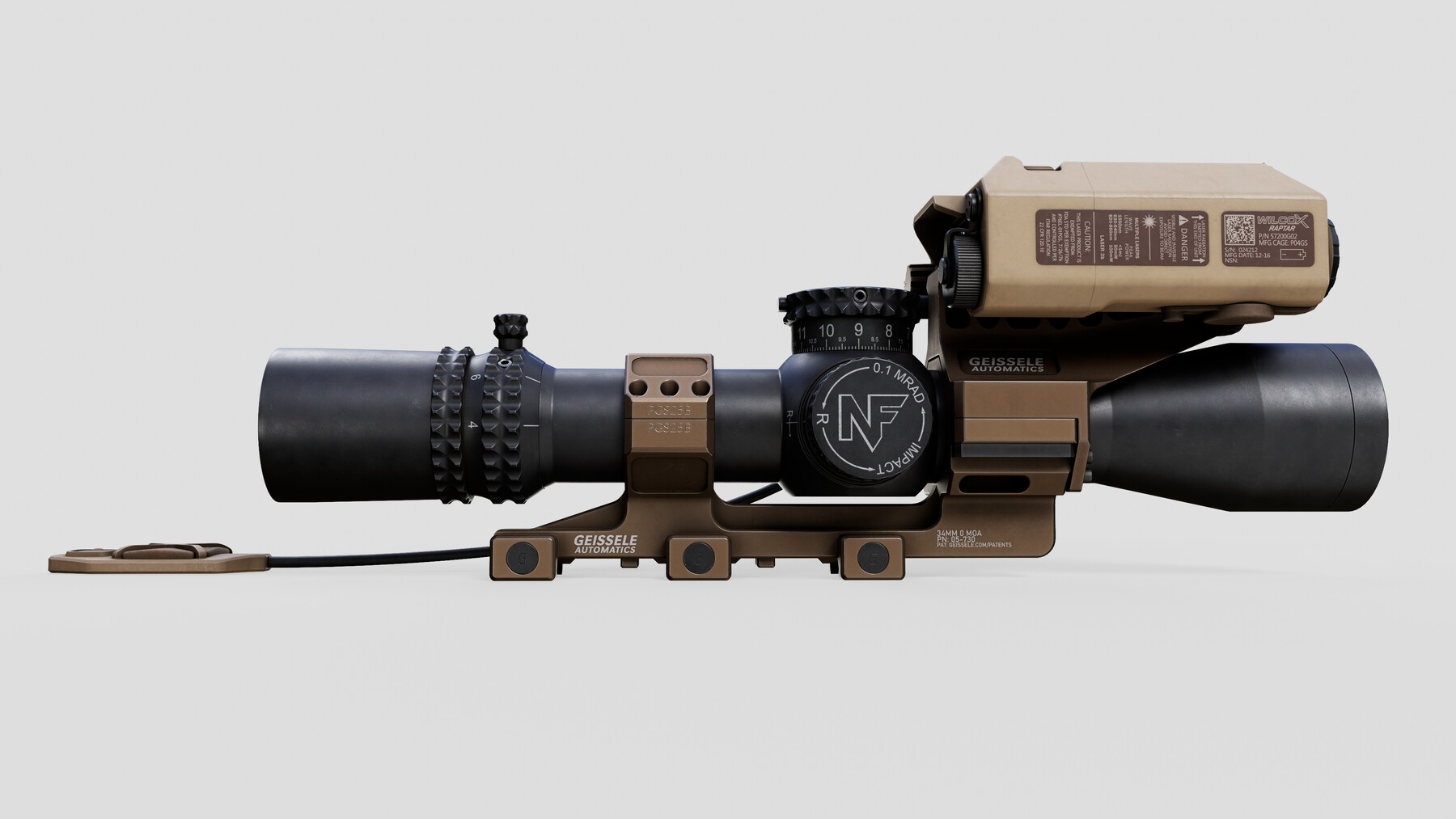 ArtStation Geissele Super Precision 34mm Vanguard Scope Mount Game