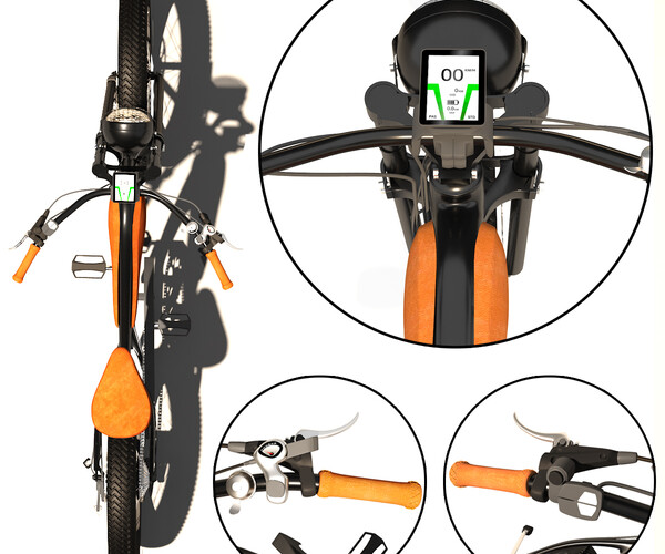 ArtStation Electric bike Game Assets