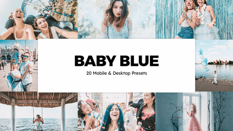 20 Baby Blue LUTs and Lightroom Presets