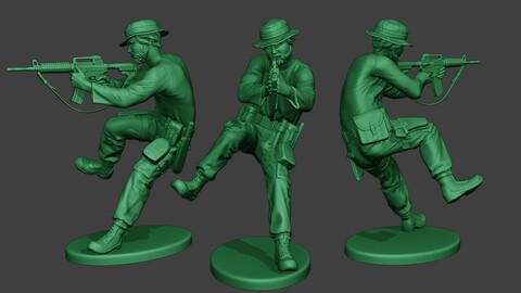 Modern Jungle Soldier Action2 MJS1