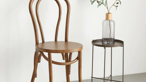 Czech solid wood chair