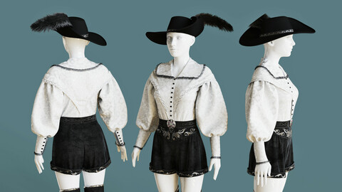 Historical female costume