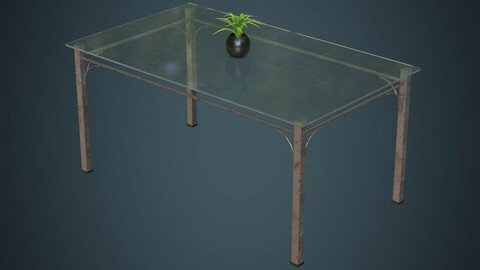 Glass Table 1B