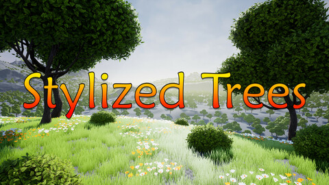 ArtStation - Stylized Trees Pack | Game Assets