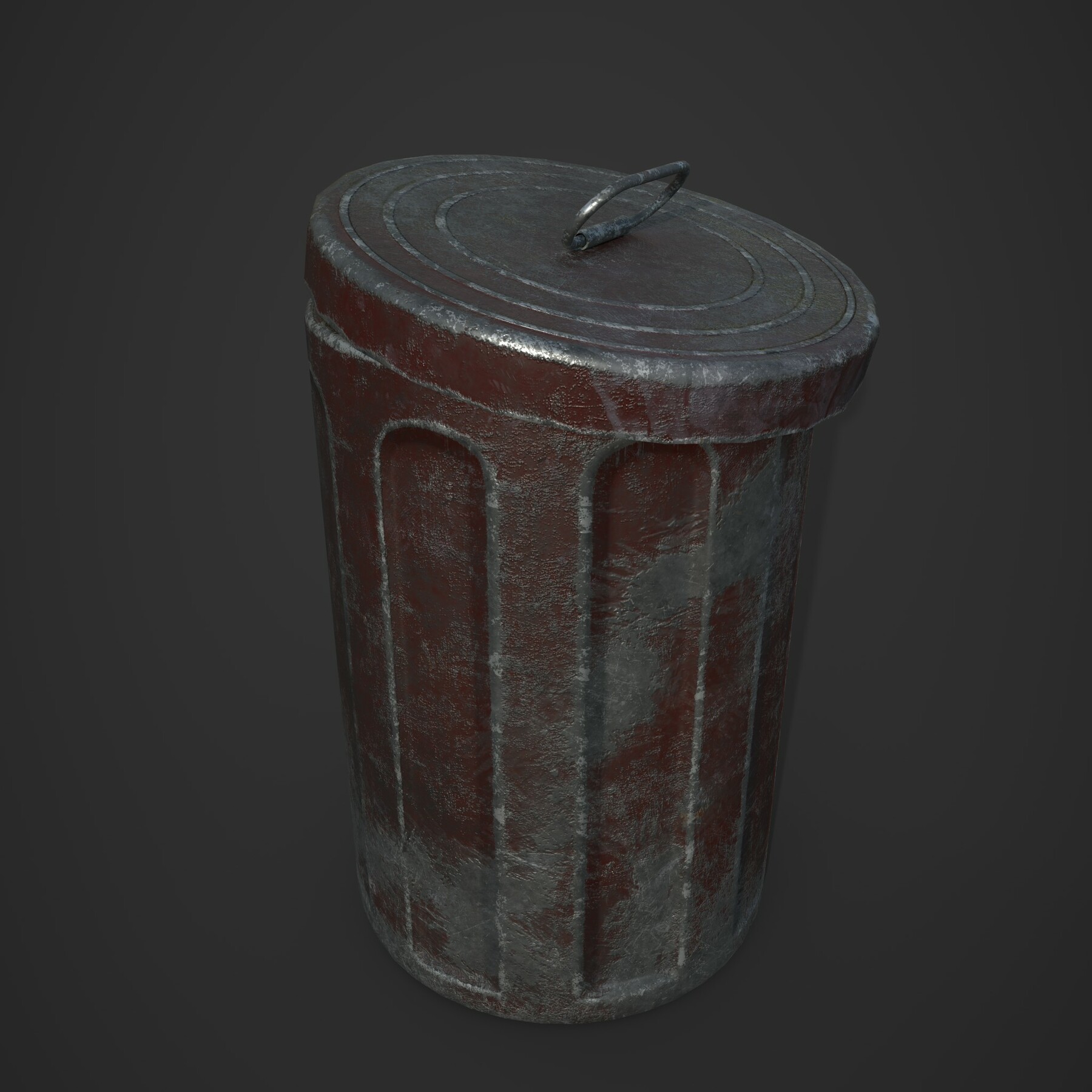 ArtStation Trash Can Game Assets