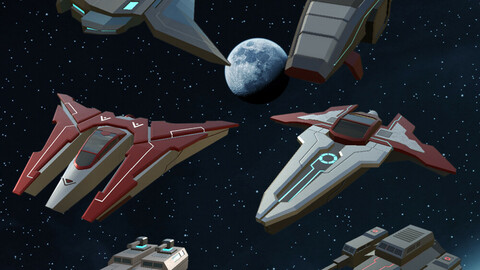 Spaceship Bundle Pack 6