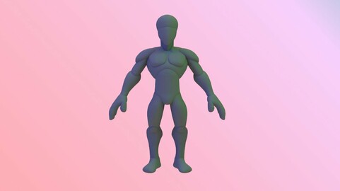 Stylized Basemesh (kid / small humanoid)