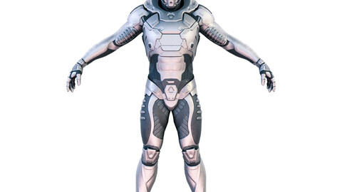 Sci-fi Character Game Black fresh