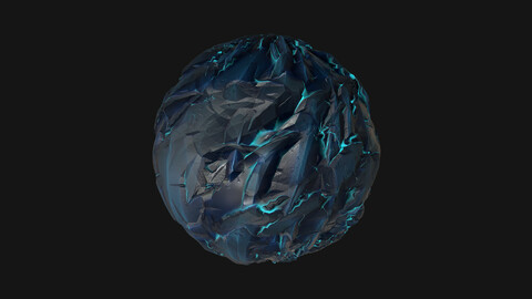 Stylized Crystal PBR Texture.