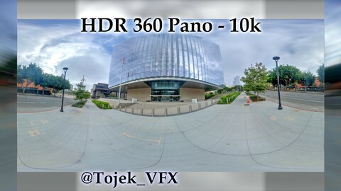 HDR 360 Panorama - DTLA - 22 United States Courthouse