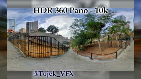 HDR 360 Panorama - DTLA - 50 Angels Flight Railway