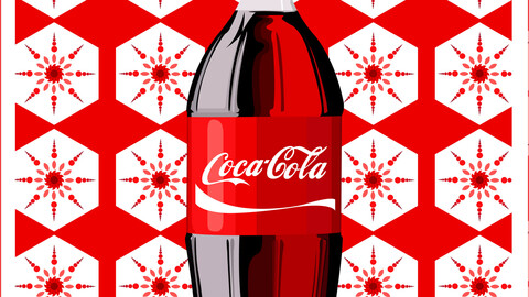 Poster Coca cola - Vector Illustration