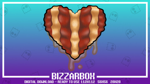Twitch Emote: Bacon Heart