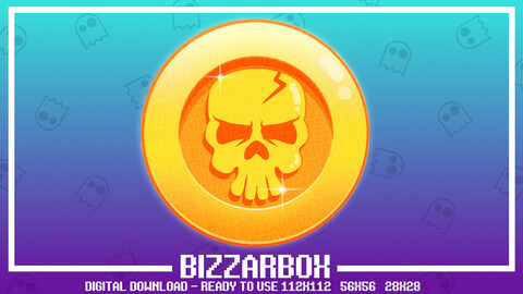 Twitch Channel Point Emote: Skull Coin