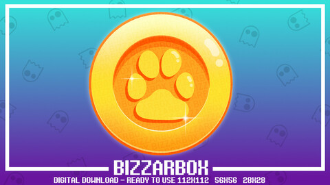 Twitch Channel Point Emote: Paw Coin