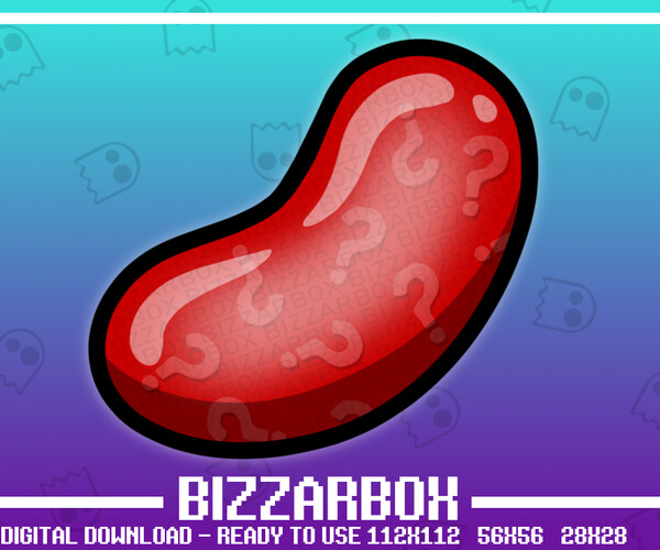 ArtStation Twitch Channel Point Emote Mystery Jelly Bean Artworks