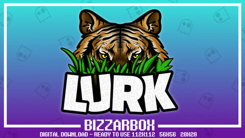 Twitch Emote: Tiger Lurk