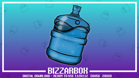 Twitch Emote: Hydrate Chug Water