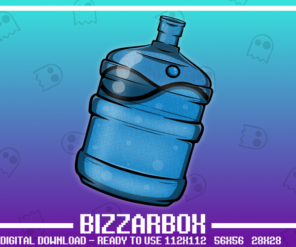 ArtStation - Twitch Emote: Hydrate Chug Water | Artworks