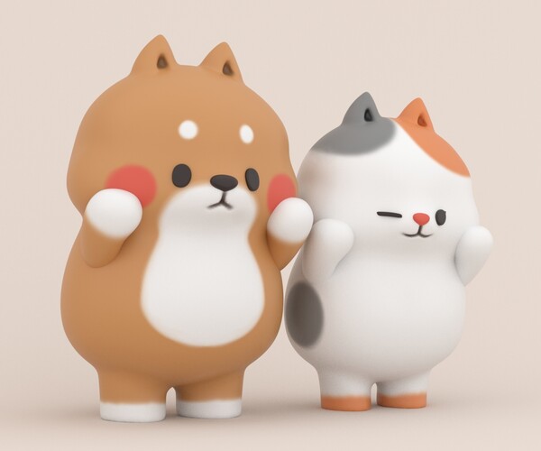 ArtStation - Yuta and Bella - Tonton Friends Fan Art - 3D Print Models ...