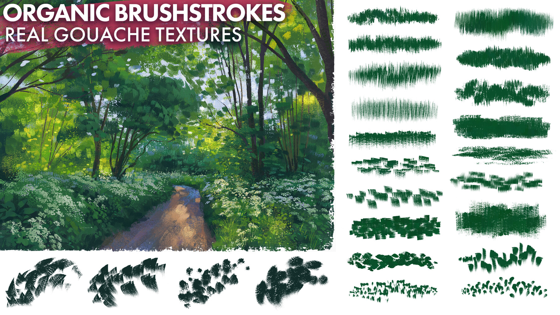 Photoshop Gouache Brushes Collection - YouWorkForThem