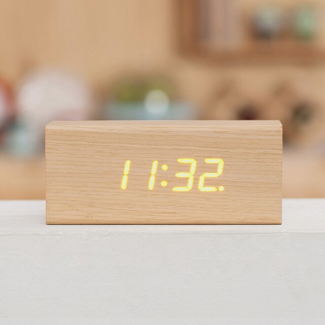 ArtStation Ecofriendly LED wooden alarm clock Resources