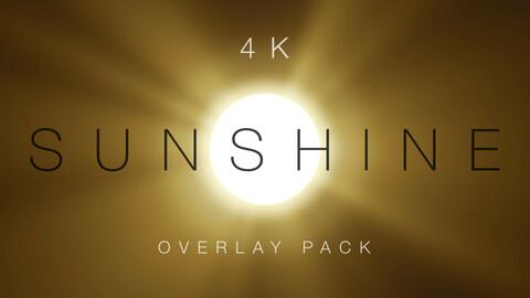 Sunshine and Light Rays Overlay Loops - 4K Video Pack