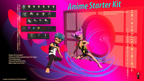 Anime Starter Kit - ZBrush