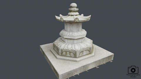 stone pagoda_0001_OBJ(Photogrametry.Photoscan.obj,Photo)