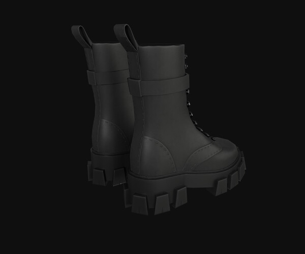 ArtStation - Low poly boots | Resources