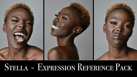 x120 Facial Expressions with Stella - Reference Pack