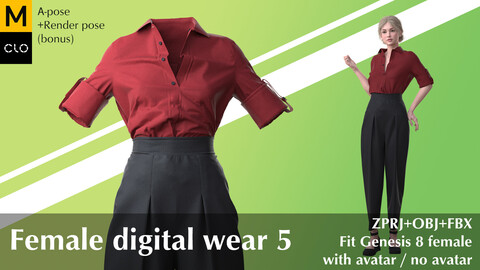 Female digital wear 5