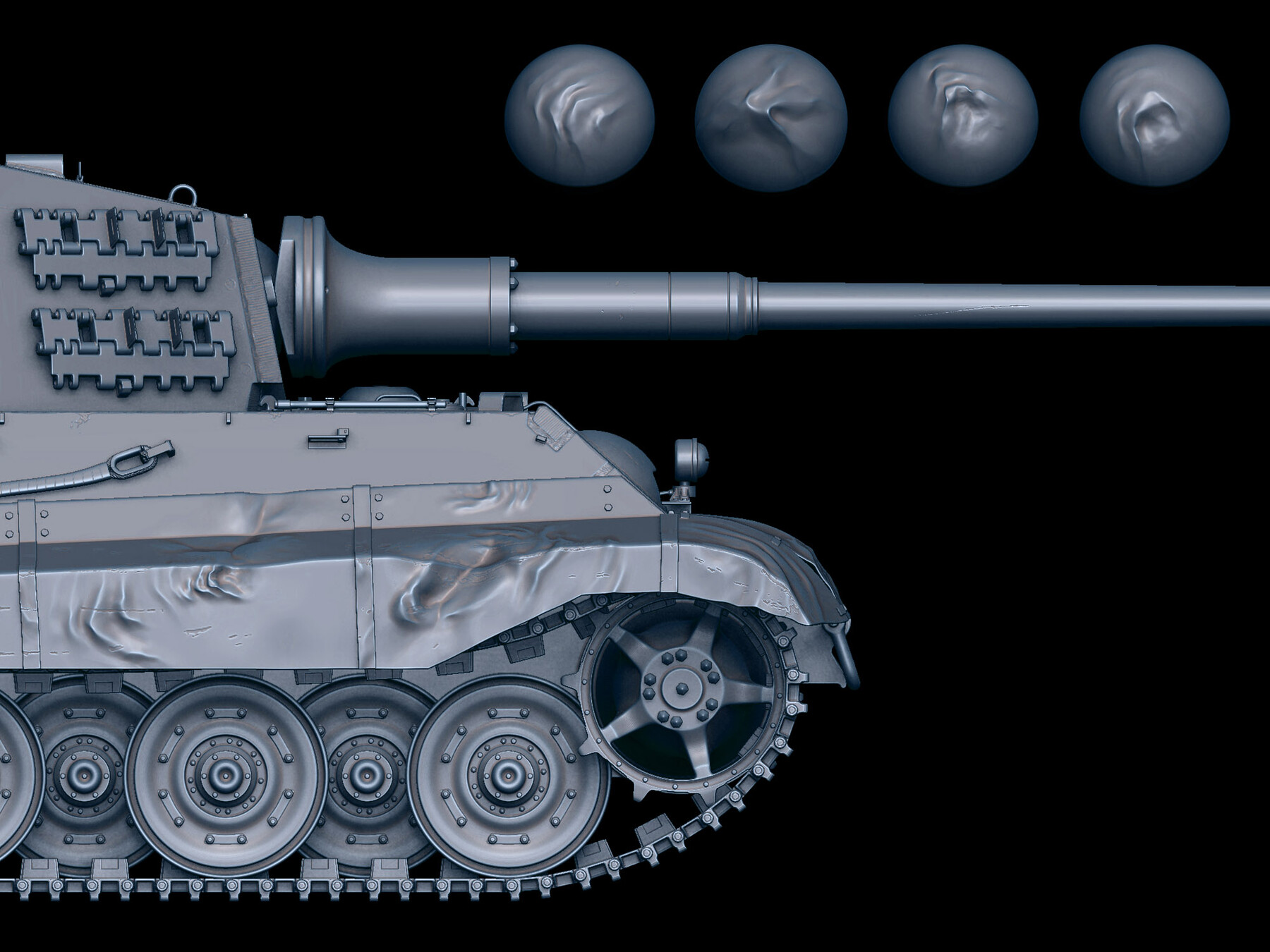 ArtStation Metal Dents Part 2 Brushes for Zbrush (2019+) Brushes