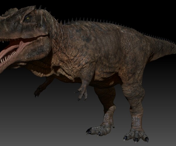 ArtStation - HYBRID Giganotosaurus Sculpt Model | Game Assets