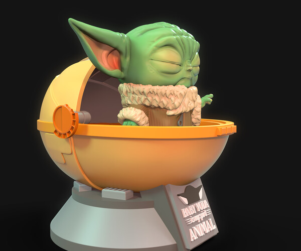 ArtStation Baby Yoda Game Assets