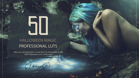 50 Halloween Magic LUTs and Presets Pack