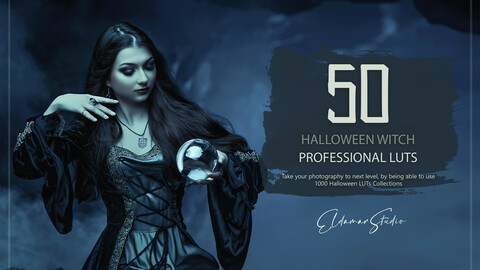 50 Halloween Witch LUTs and Presets Pack