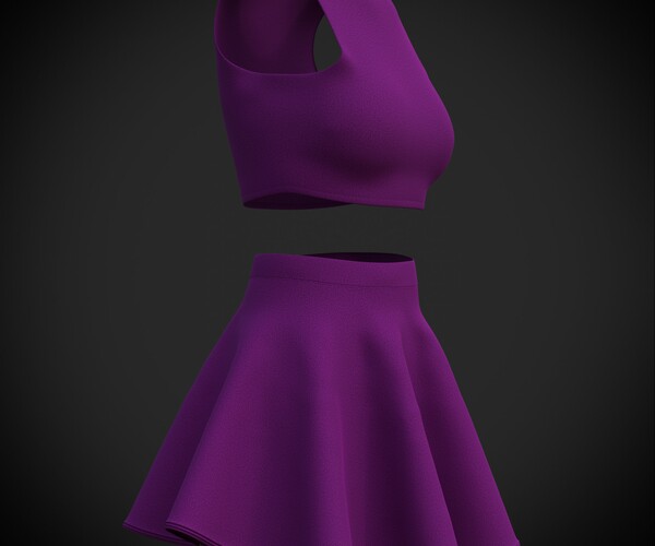 ArtStation Female table tennis outfit 3D tennis clothing Resources