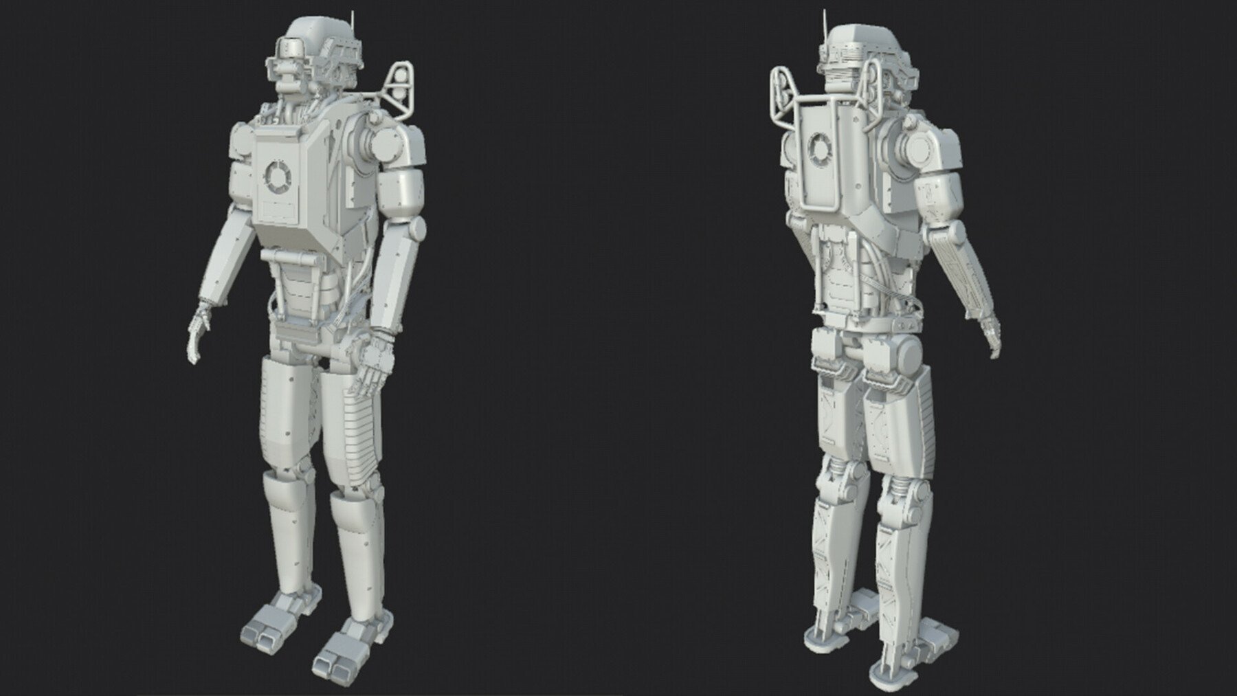 elysium droids 3d model