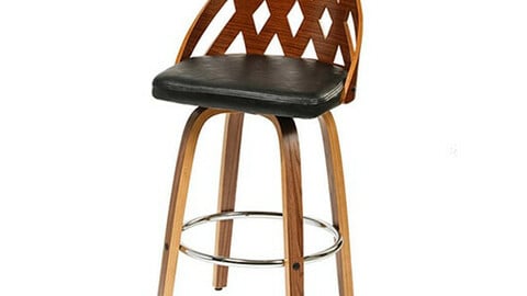 wooden bar stool