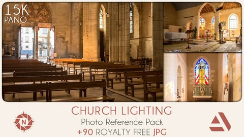 Photo Reference Pack: Church Lighting