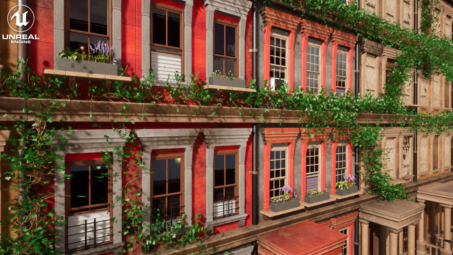 ArtStation Modular Buildings Vol 1 For Unreal Engine Game Assets