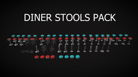 Diner Stools Pack JFG V3 - REV2