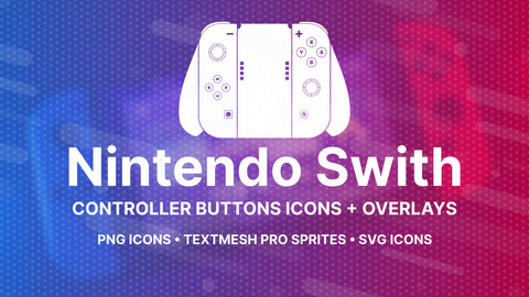 Nintendo Switch Buttons Icons + Overlays