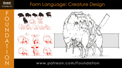 Foundation Art Group - Form Language: Creature Design with Charles Lin