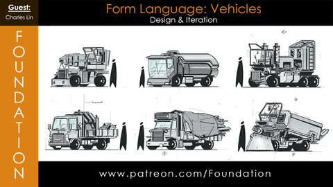 Foundation Art Group - Form Language: Vehicle Design and Iteration with Charles Lin