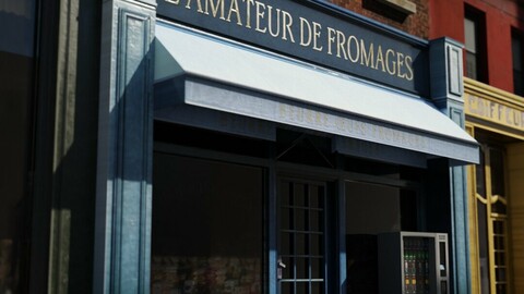 Old Paris Shop Facade