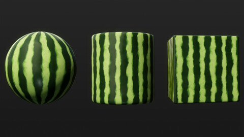 Stylized Watermelon - Substance Designer